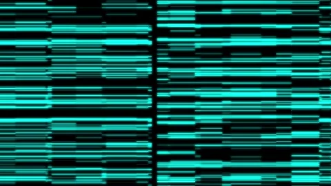 Cyberpunk Digital Glitch Bar Pattern Stock Footage 330385119