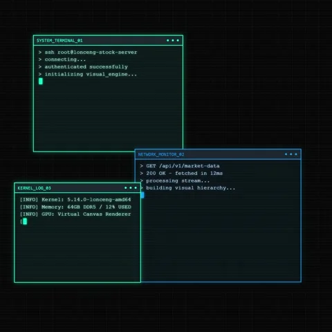 Cyberpunk Digital Interface with Futuristic Code and Data Streams on Dark G.. Stock Footage 347262442