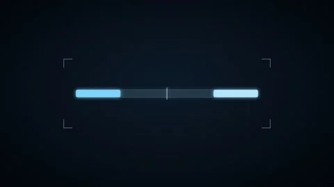 Cyberpunk glitch loading progress bar Video stock 339324088