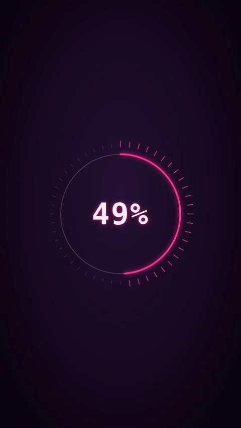 Cyberpunk glitch loading progress bar Stock Footage 339324096