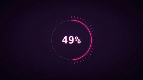 Cyberpunk glitch loading progress bar Stock Footage 339324101