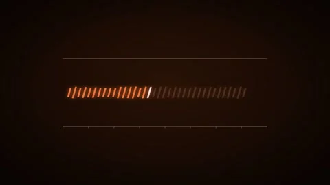 Cyberpunk glitch loading progress bar Stock Footage 339324102