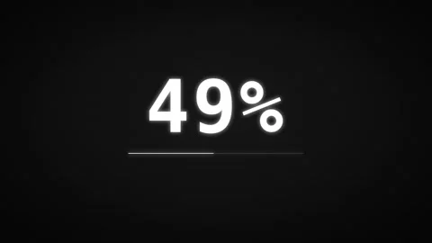 Cyberpunk glitch loading progress bar Stock Footage 339324110