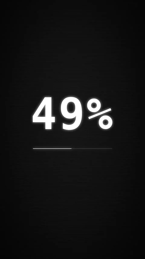 Cyberpunk glitch loading progress bar 動画素材 339324113