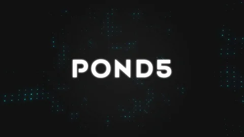 Cyberpunk Glitch Logo After Effects stock