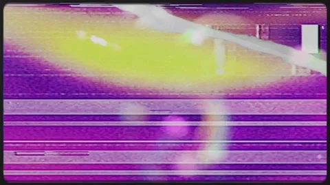 Cyberpunk Glitch Pulse Motion Loop Stock Footage 322609794