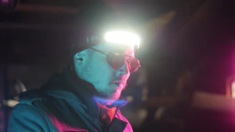 Cyberpunk hacker infiltration Stock Footage 230587280