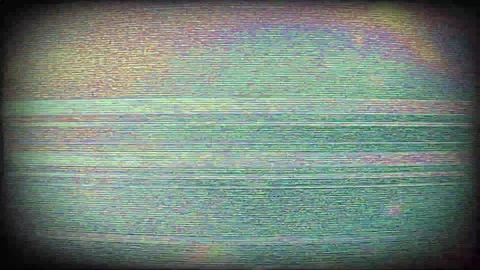 Cyberpunk Hologram Glitch Effect Loop Stock Footage 322608467