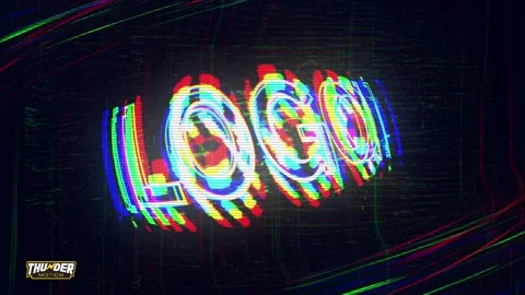 Cyberpunk Hyper-Drive Glitch Logo Reveal Catálogo de After Effects