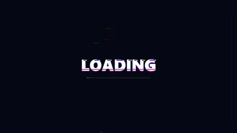 Cyberpunk loading screen with glitch text and progress bar Stock Footage 337088353
