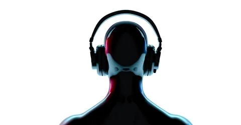 Cyberpunk man 库存插图