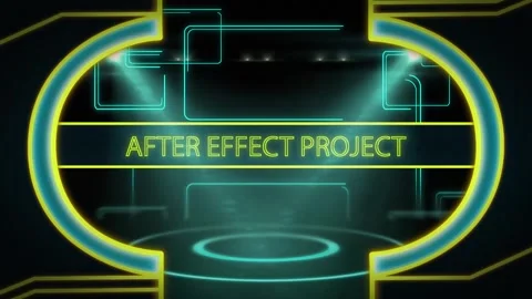 Cyberpunk Neon City Stock After Effects