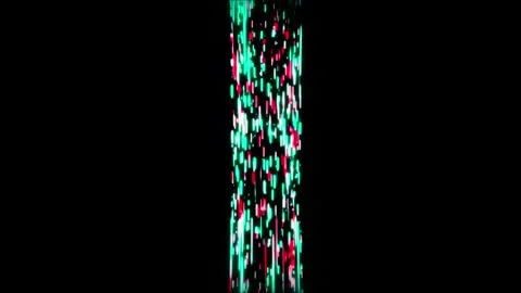 Cyberpunk Neon Laser Drop Vertical Stream Fast VJ Backdrop Video stock 339288867