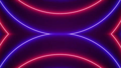 Cyberpunk Neon Light Loop Animation Video stock 322953916