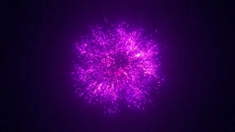 Cyberpunk particle sphere Video stock 297397751