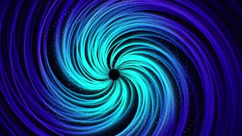 Cyberpunk Pink and Cobalt Vortex Spiral Loop Motion Background Video stock 341852228