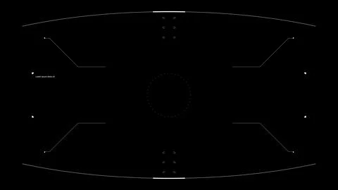 Cyberpunk style distorted HUD screen. Tech interface Stock Illustration