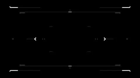 Cyberpunk style distorted HUD screen Stock Illustration