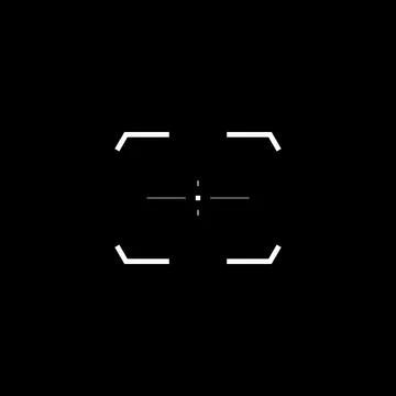 Cyberpunk style element. Tech design target. Stock Illustration