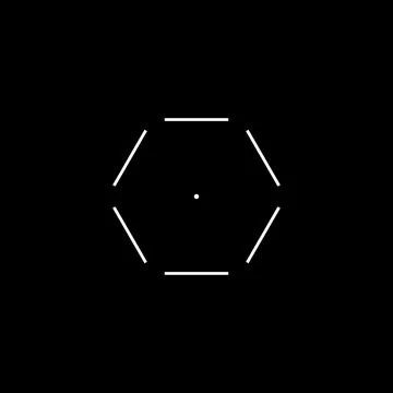 Cyberpunk style element. Tech design target. Stock Illustration