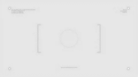 Cyberpunk style HUD screen. Stock Footage 266100686
