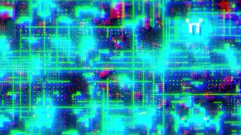Cyberpunk technology background Illustrazione stock