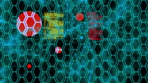 Cybersecurity in Action: Eliminating Red Object Intrusion into the Network Stock Footage 243240441