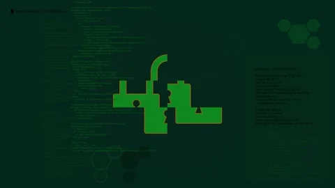 Cybersecurity advance web and server security with high technology Stock Footage 295587414