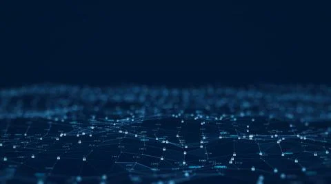 Cybersecurity and digital data protection technology concept. Connection of s Illustrazione stock