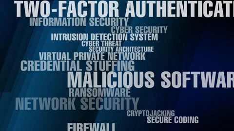 Cybersecurity and evolving battle against cyber crime, cyber attacks Stock Footage 270369317