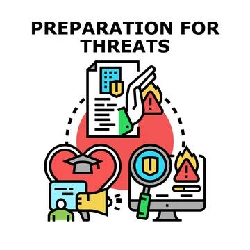 Cybersecurity awareness and data protection concept イラスト素材