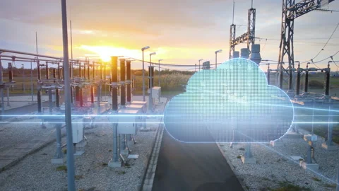 Cybersecurity big data collection cloud computing and artificial Stock Footage 156373440