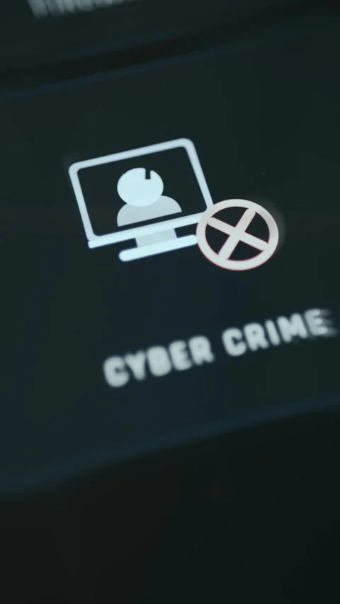 Cybersecurity Breach Warning Data Display displaying system activity Stock Footage 337394354