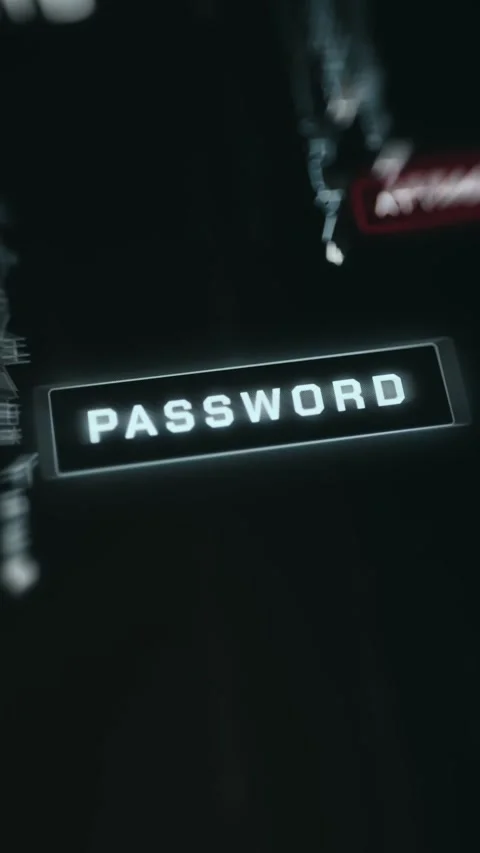 Cybersecurity Breach Warning Touchscreen View showing analytical results Stock Footage 337395659