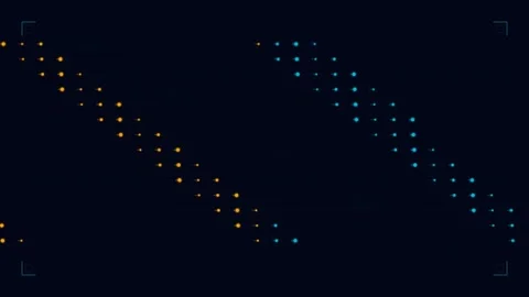 Cybersecurity Circuit Data Flow Loop Stock Footage 344926717