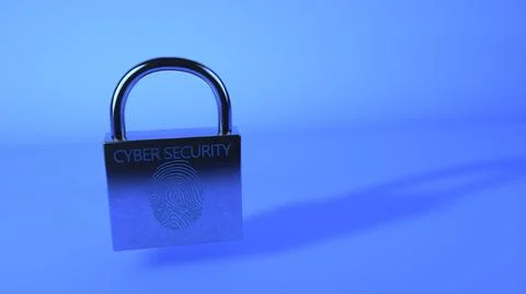 Cybersecurity concept. Cybersecurity and information or network protection Stockillustratie