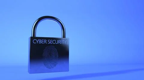 Cybersecurity concept. Cybersecurity and information or network protection. Illustrazione stock
