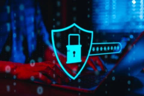 Cybersecurity concept. Stock Photos
