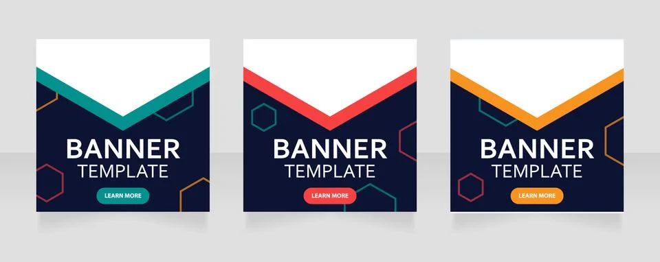 Cybersecurity course web banner design template Stock Illustration