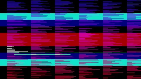 Cybersecurity data glitch abstract background with corrupted digital Stock Footage 345100227