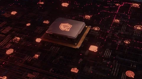 Cybersecurity, Data, Privacy Stock Footage 333898423