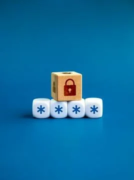Cybersecurity, data protection, 2FA, multi factor verification, business pr.. Stock Photos