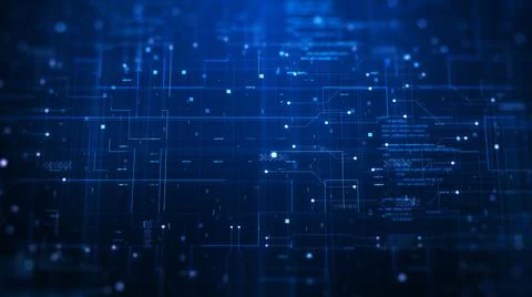 Cybersecurity data protection digital technology background has small fractal Stock-Illustration