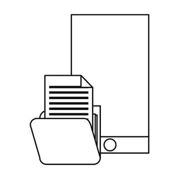 Cybersecurity data protection Illustrazione stock