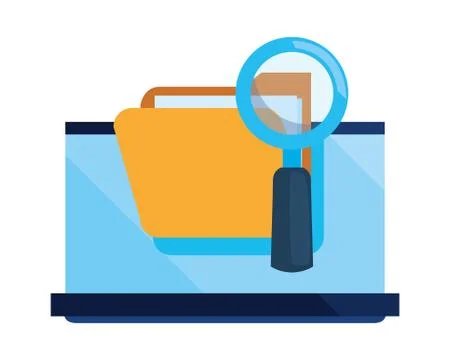 Cybersecurity data protection Stock Illustration