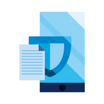 Cybersecurity data protection Illustrazione stock