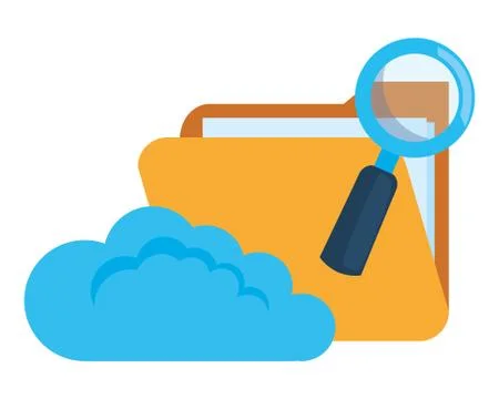 Cybersecurity data protection Illustrazione stock