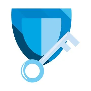 Cybersecurity data protection Stock Illustration