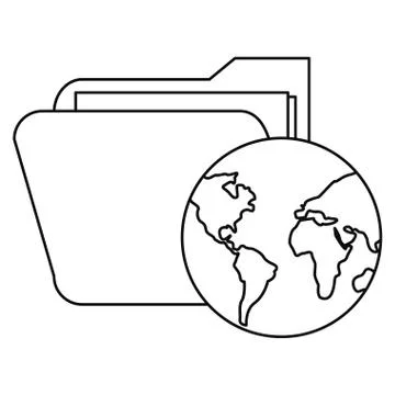 Cybersecurity data protection Illustrazione stock