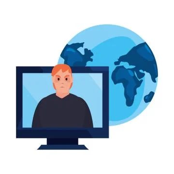 Cybersecurity data protection Illustrazione stock